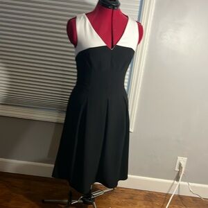 Black and white dress